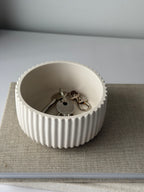 The Kala ribbed key and trinket bowl