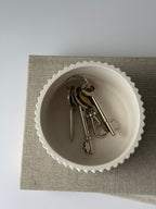 The Kala ribbed key and trinket bowl