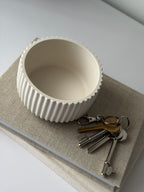 The Kala ribbed key and trinket bowl