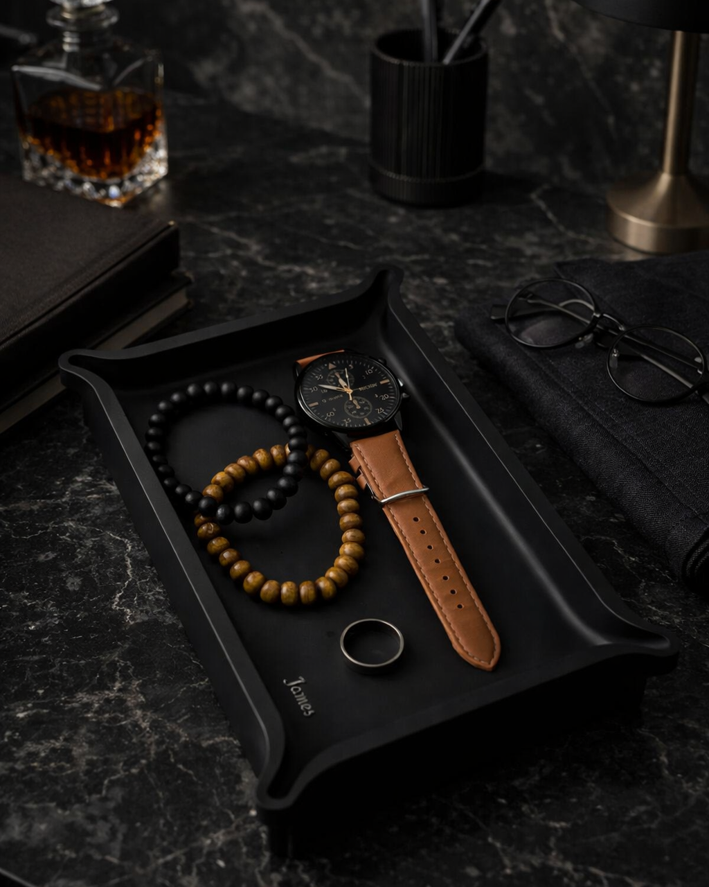 The Okko personalised valet tray