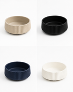The Dyara ribbed decorative bowl